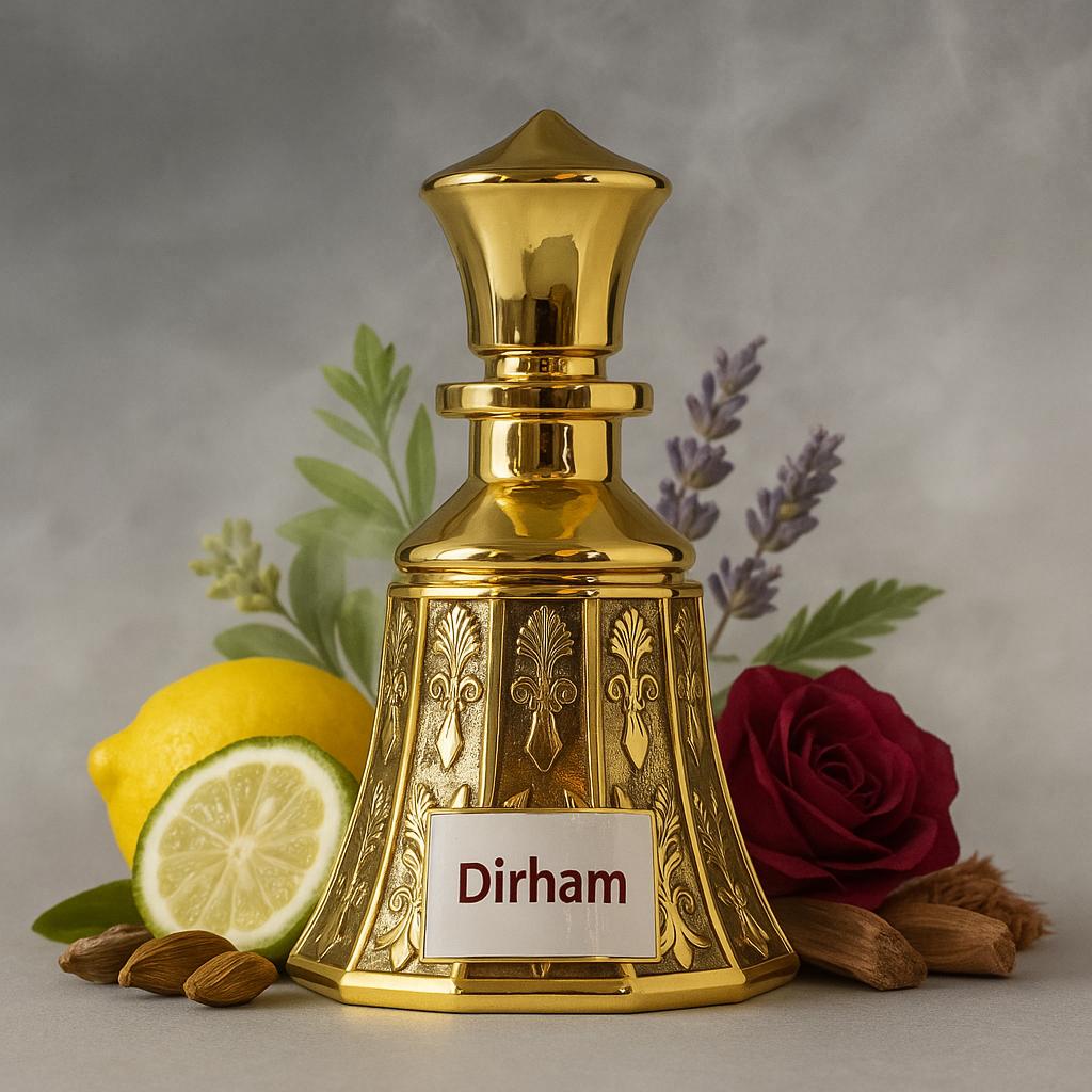 Dirham Silver – Fresh Citrus Floral Perfume Oil (Unisex)