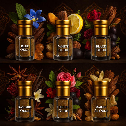 Premium Oudh Combo – Eid Milad Special Offer (6 x 6ml Perfume Oils)