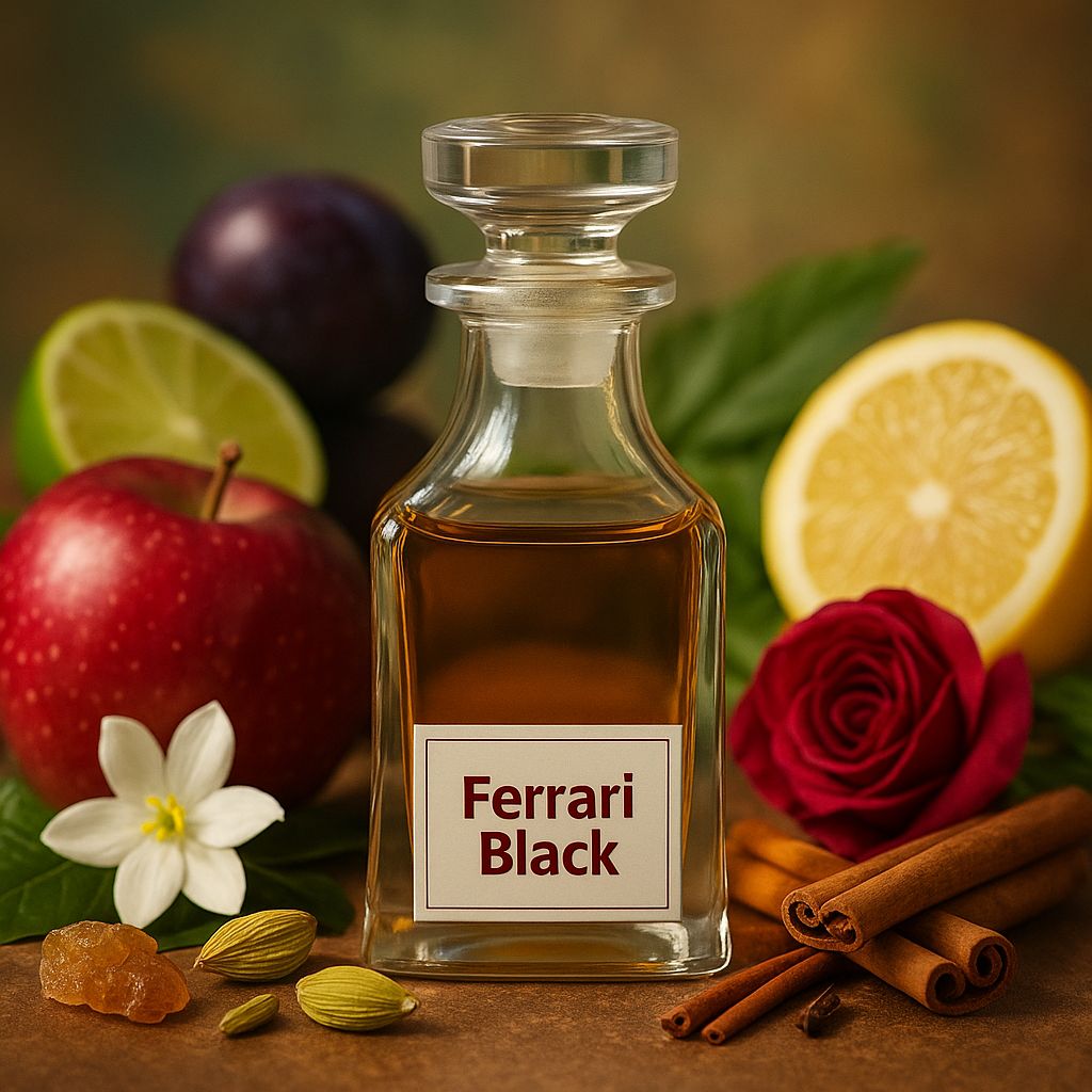 Ferrari Black – Fruity Spicy Perfume Oil (For Men)