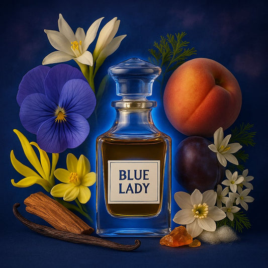 Blue Lady – Classic Floral Woody Perfume Oil (For Women)