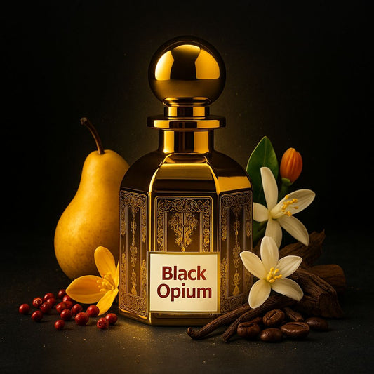 Black Opium – Addictive Amber Vanilla Perfume Oil (For Women)