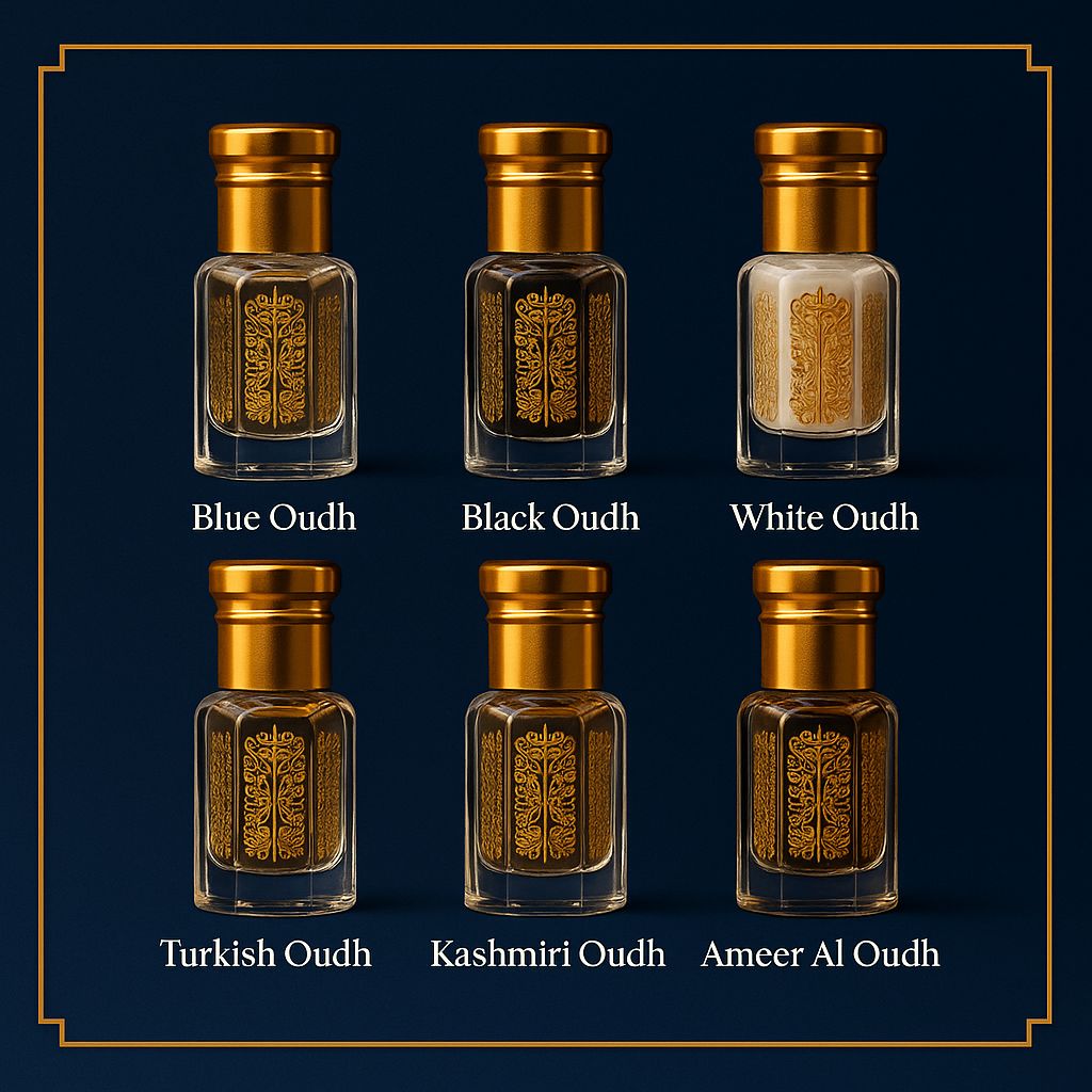 Premium Oudh Combo – Eid Milad Special Offer (6 x 6ml Perfume Oils)